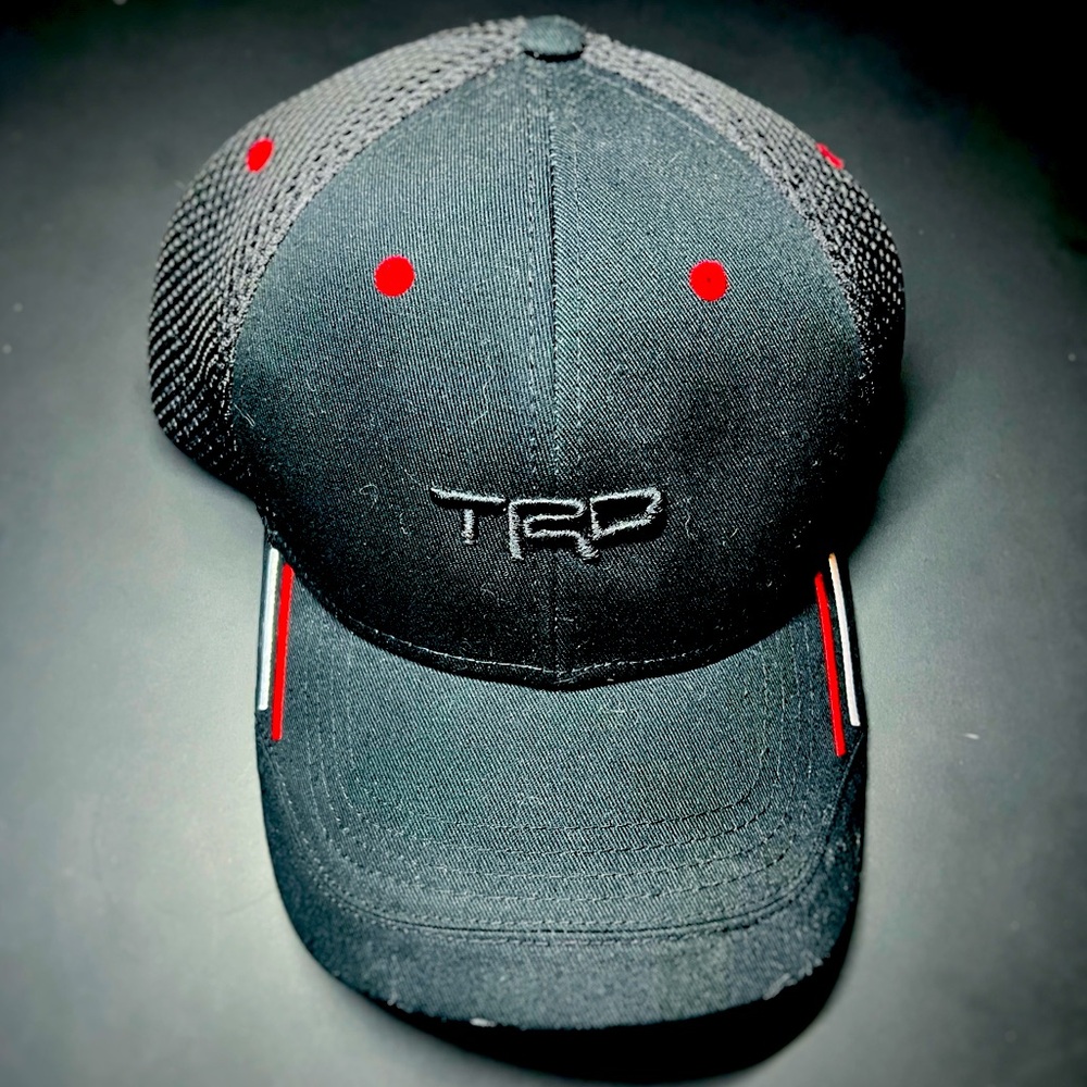 TRD Baseball Cap - Gently used. Cotton, Polyester. Adjustable size with strap.